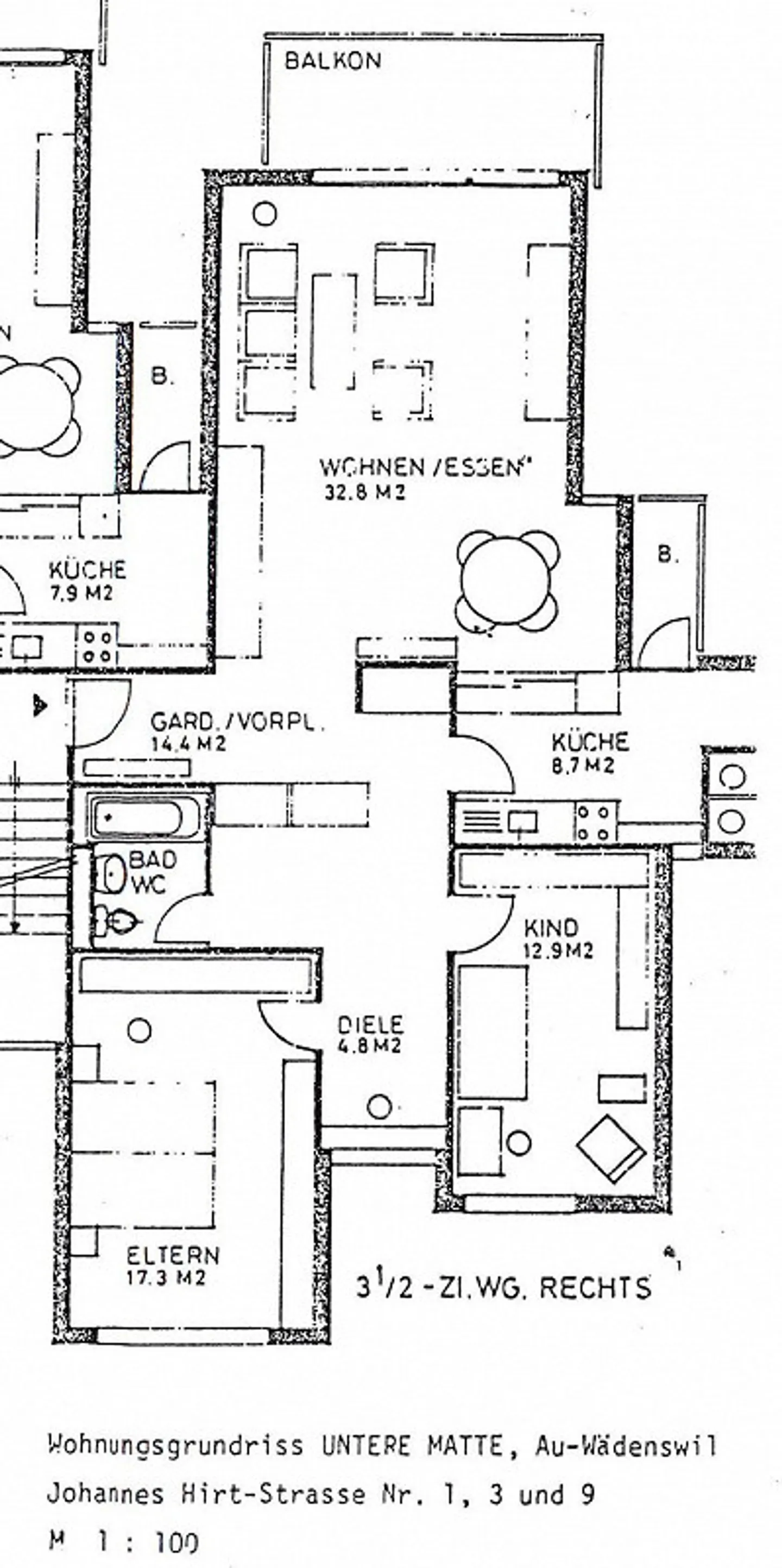 Appartamento 3,5 locali, luminoso e spazioso ad Au ZH, temporaneo e arredato - Foto 12 di 12