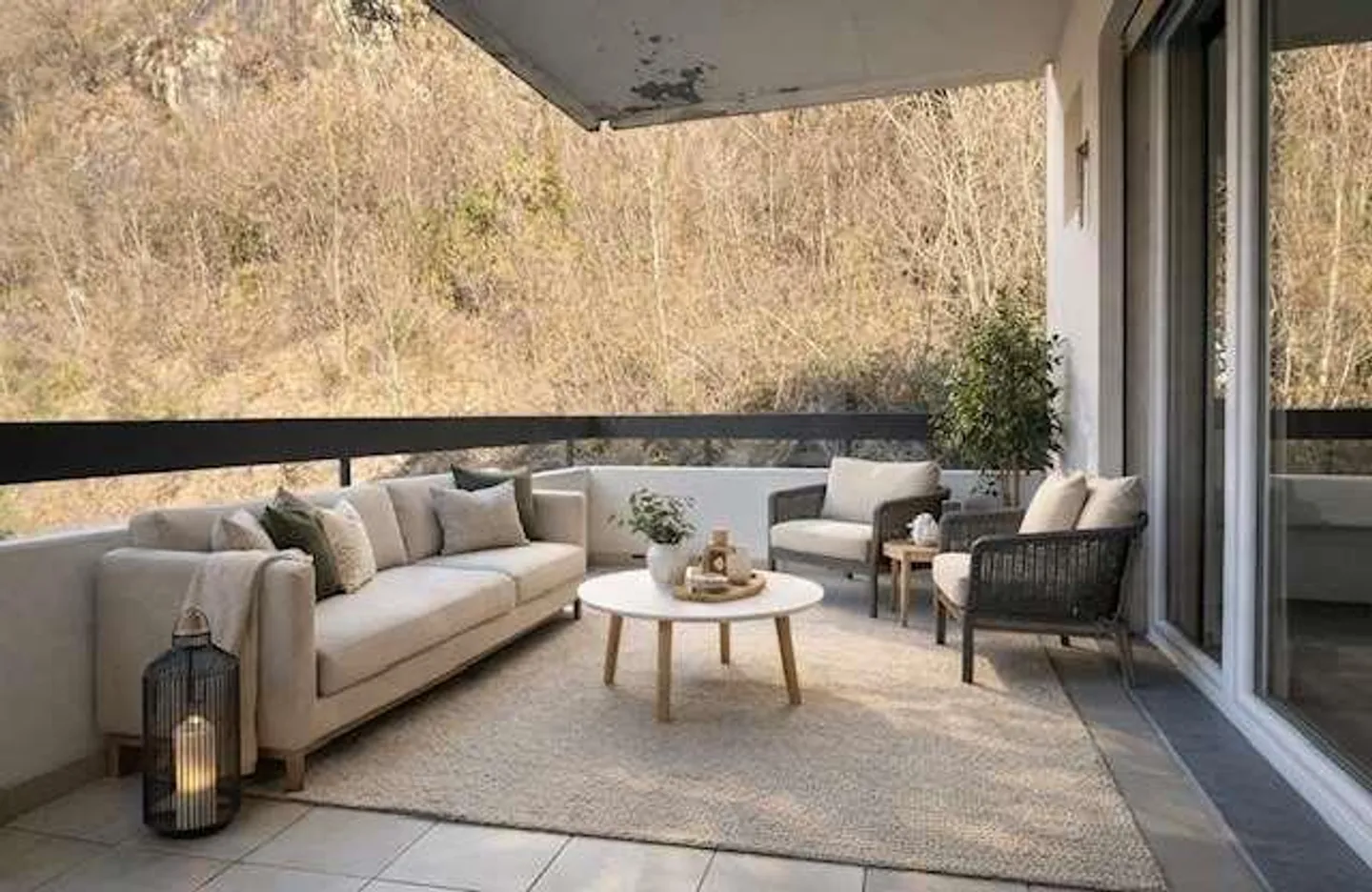 Appartement lumineux avec une grande terrasse magnifique et une vue dégagée - Photo 1 sur 13