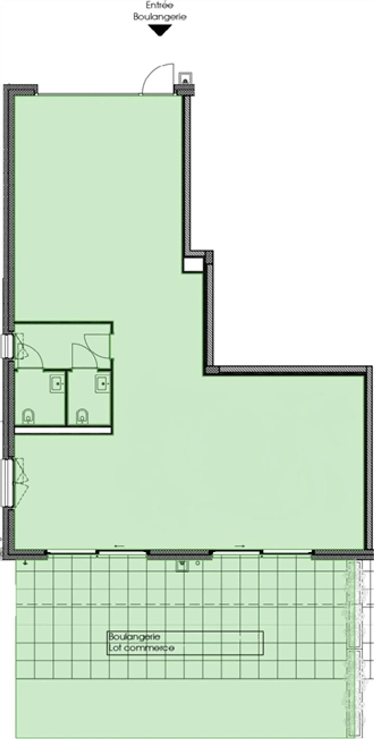 Meravigliosa area commerciale di circa 115m2 - Foto 3 di 3