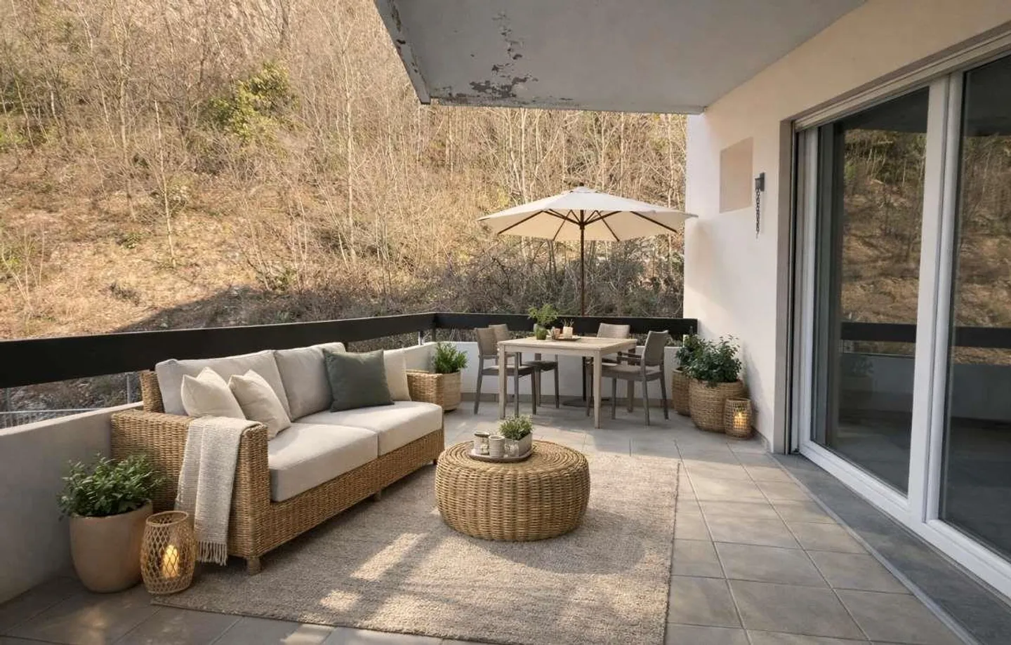 Appartement lumineux avec une grande terrasse magnifique et une vue dégagée - Photo 12 sur 13