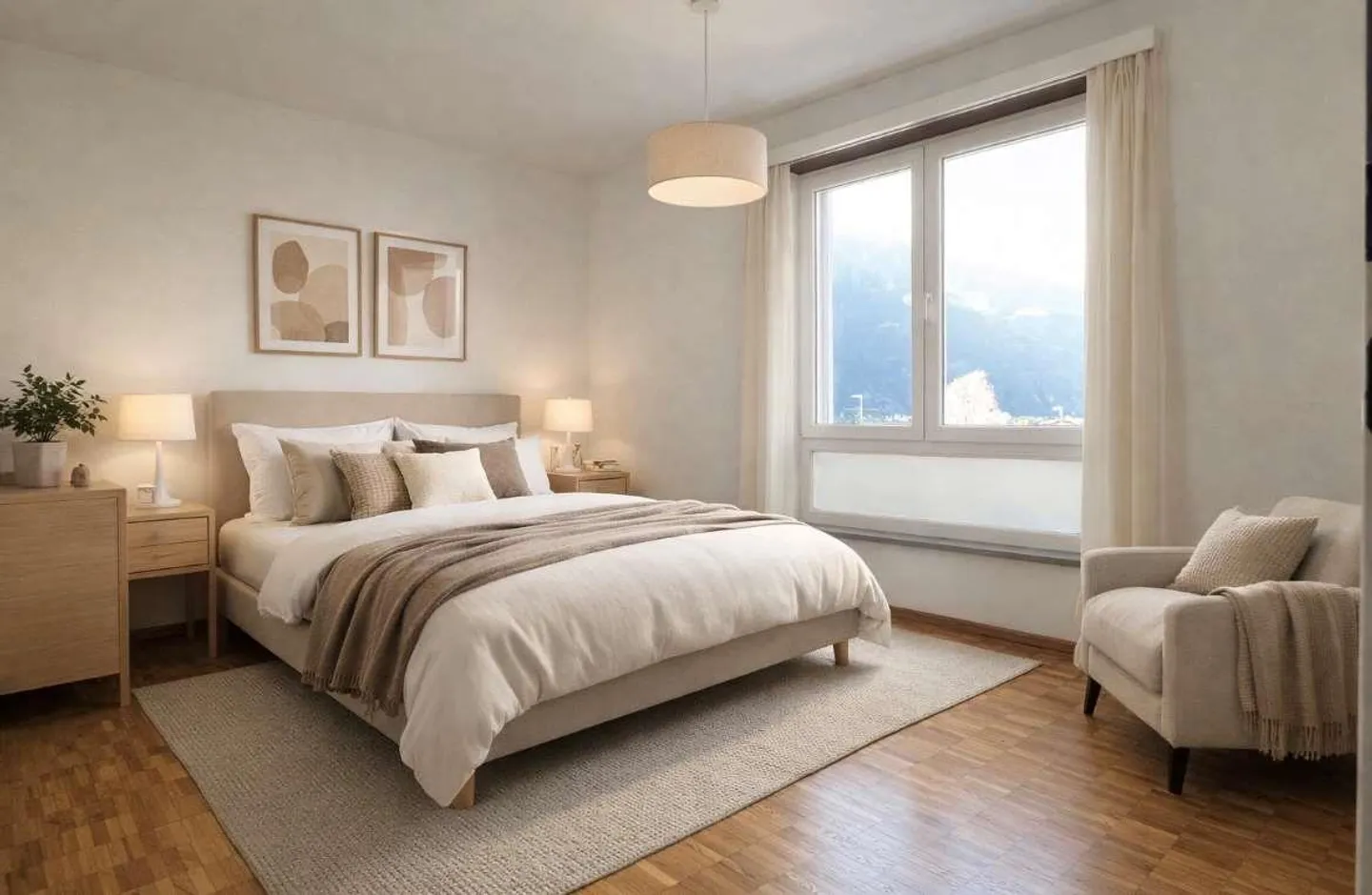 Appartement lumineux avec une grande terrasse magnifique et une vue dégagée - Photo 6 sur 13