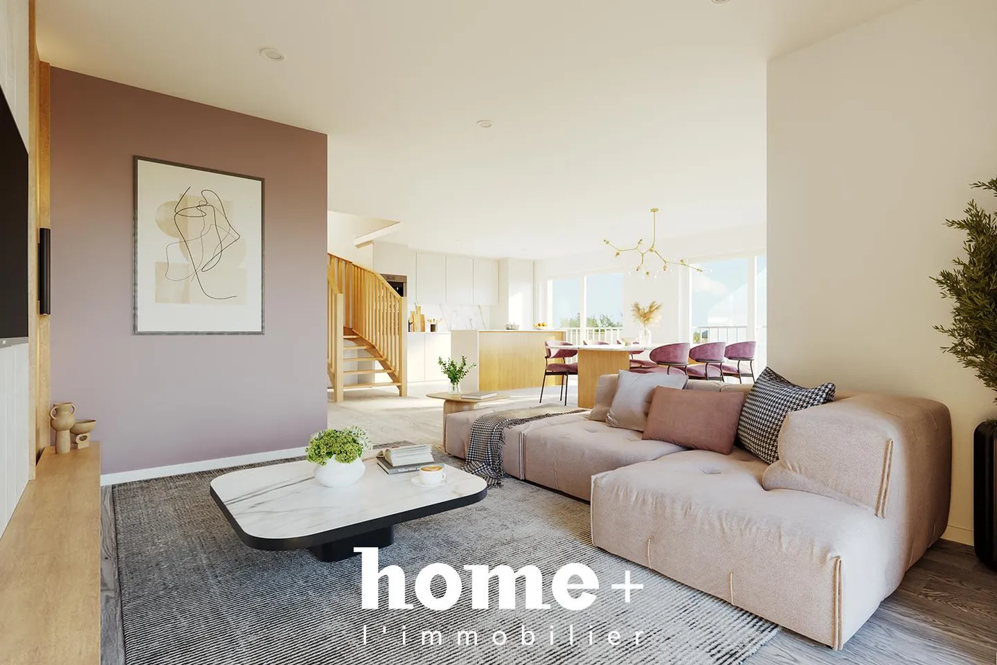 Lot 7 - Magnifico nuovo duplex con 80 m2 di superficie abitabile e 2 balconi di 13 m2 ciascuno con vista - Foto 2 di 7