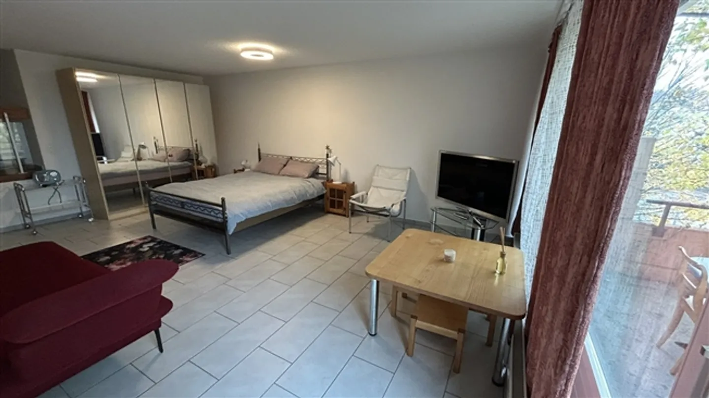 Bright, modern studio with balcony and garden access | Minutes from Zurich HB - Photo 2 of 12