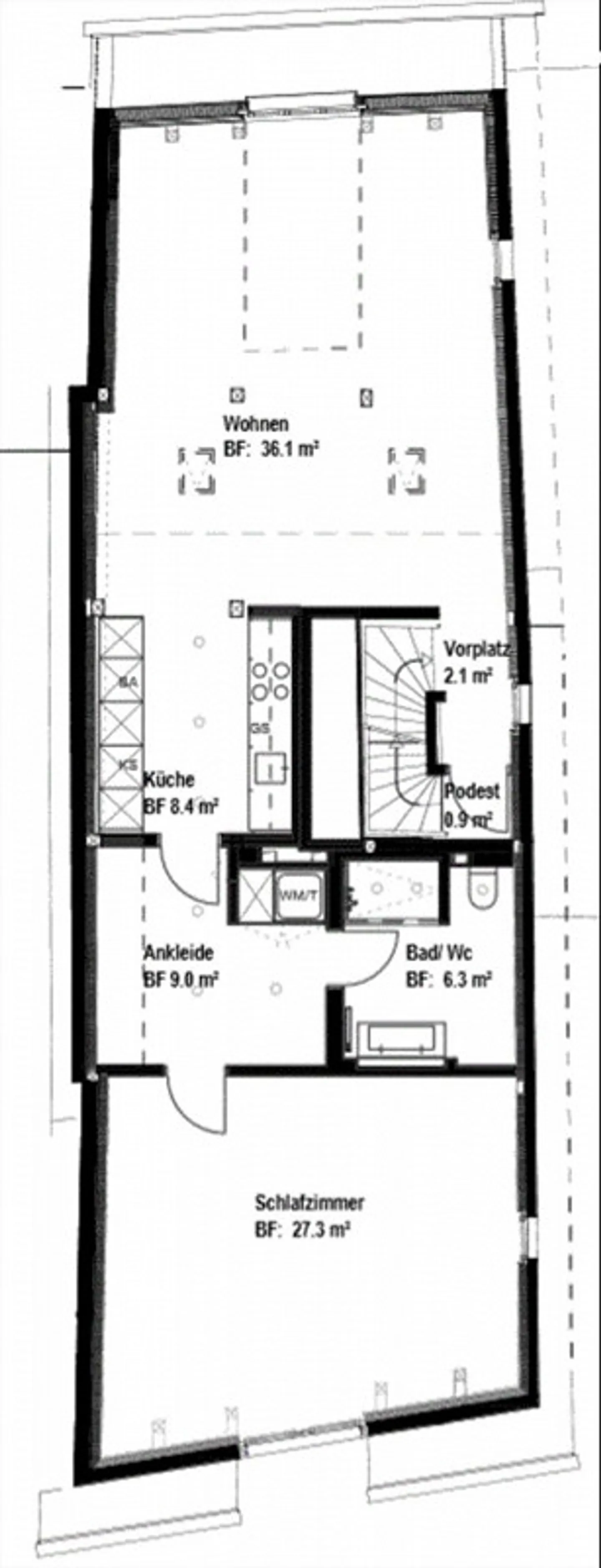 Incantevole maisonette di 3,5 stanze in un edificio storico - Foto 12 di 13