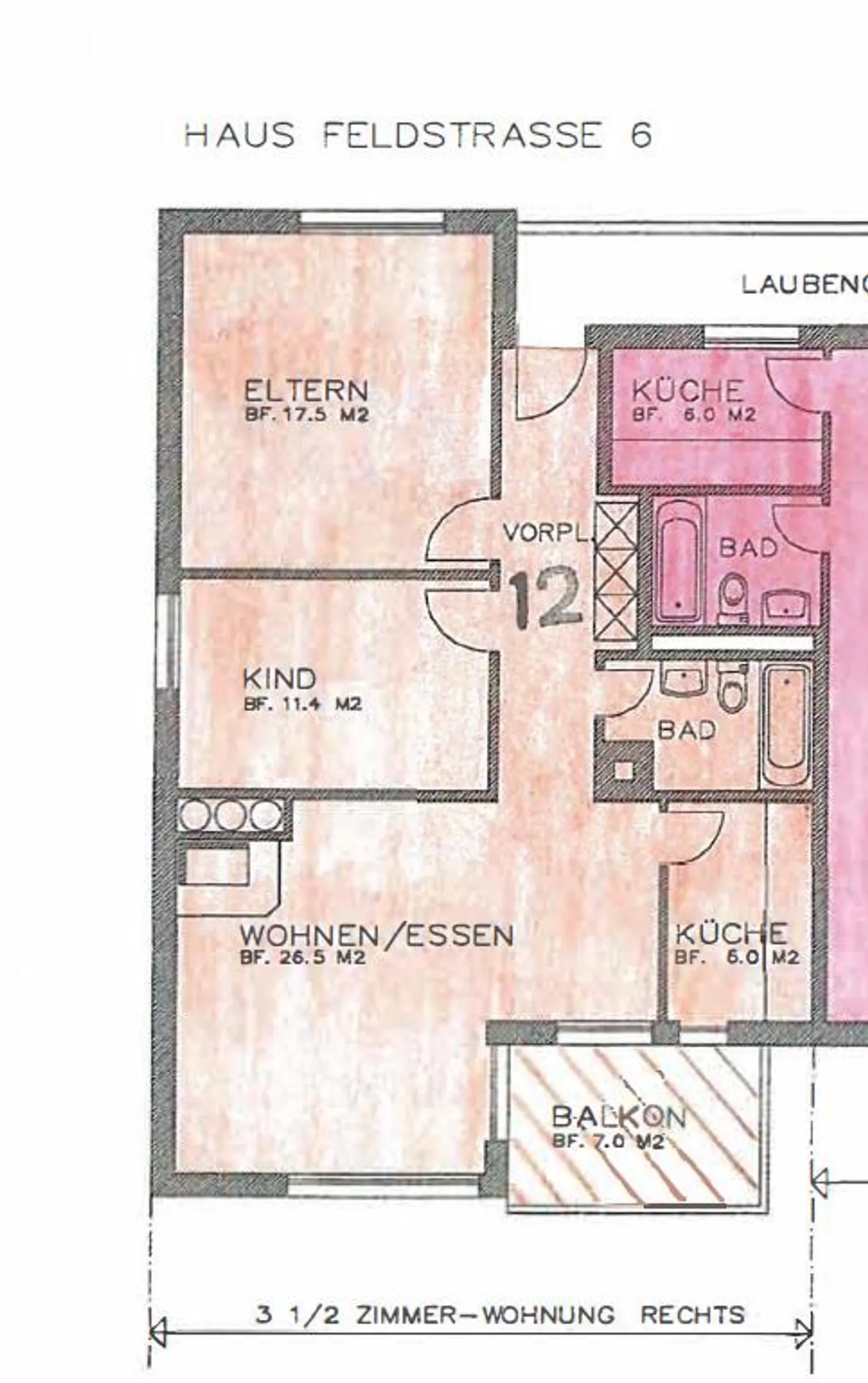 Gemütliche 3.5-Zimmerwohnung mit Cheminée - Foto 6 von 6