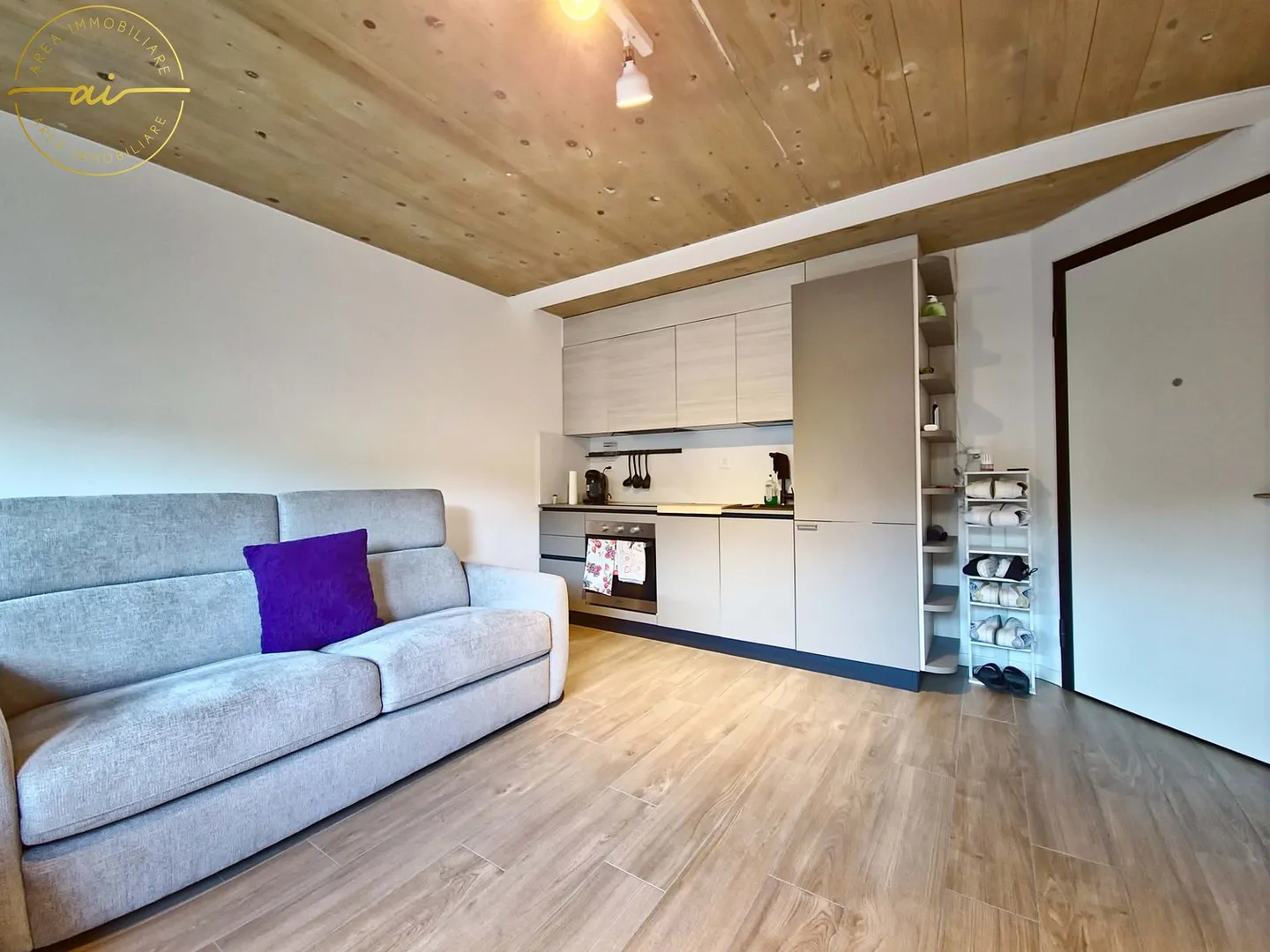 Modernes Einzimmerapartment mit Garten in Cadenazzo - Foto 2 von 8