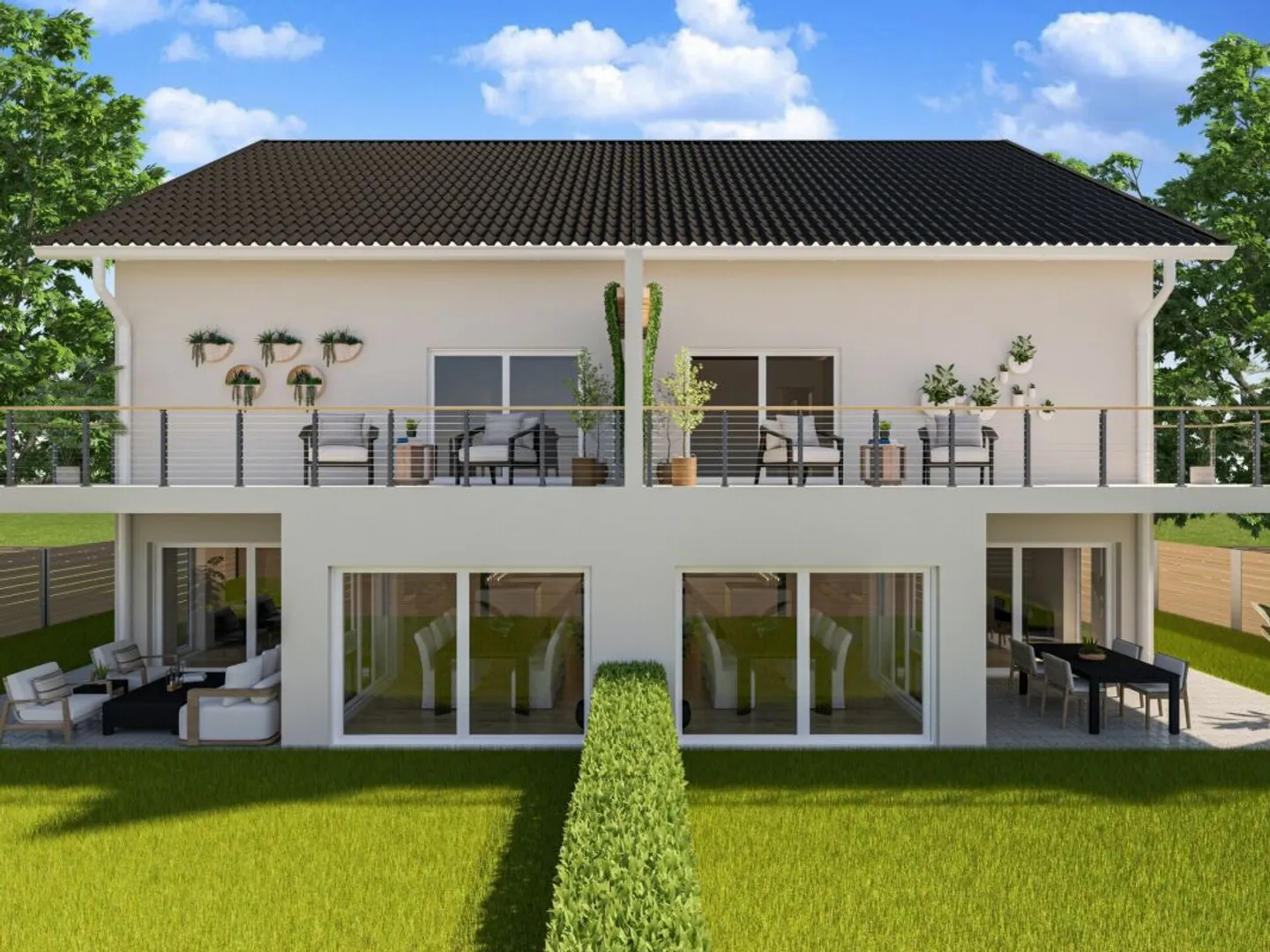 Neubau-Doppelhaushälfte in Willadingen - Ihr modernes Zuhause in ländlicher Idylle. 5 Minuten von Burgdorf entfernt! - Foto 1 von 13