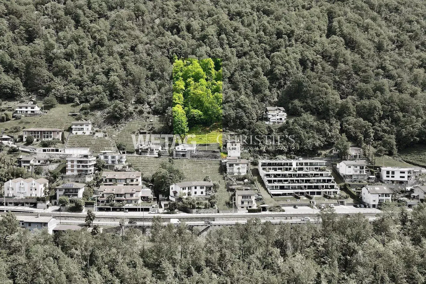 Beautiful building land in Solduno with panoramic view for sale - Photo 9 of 10
