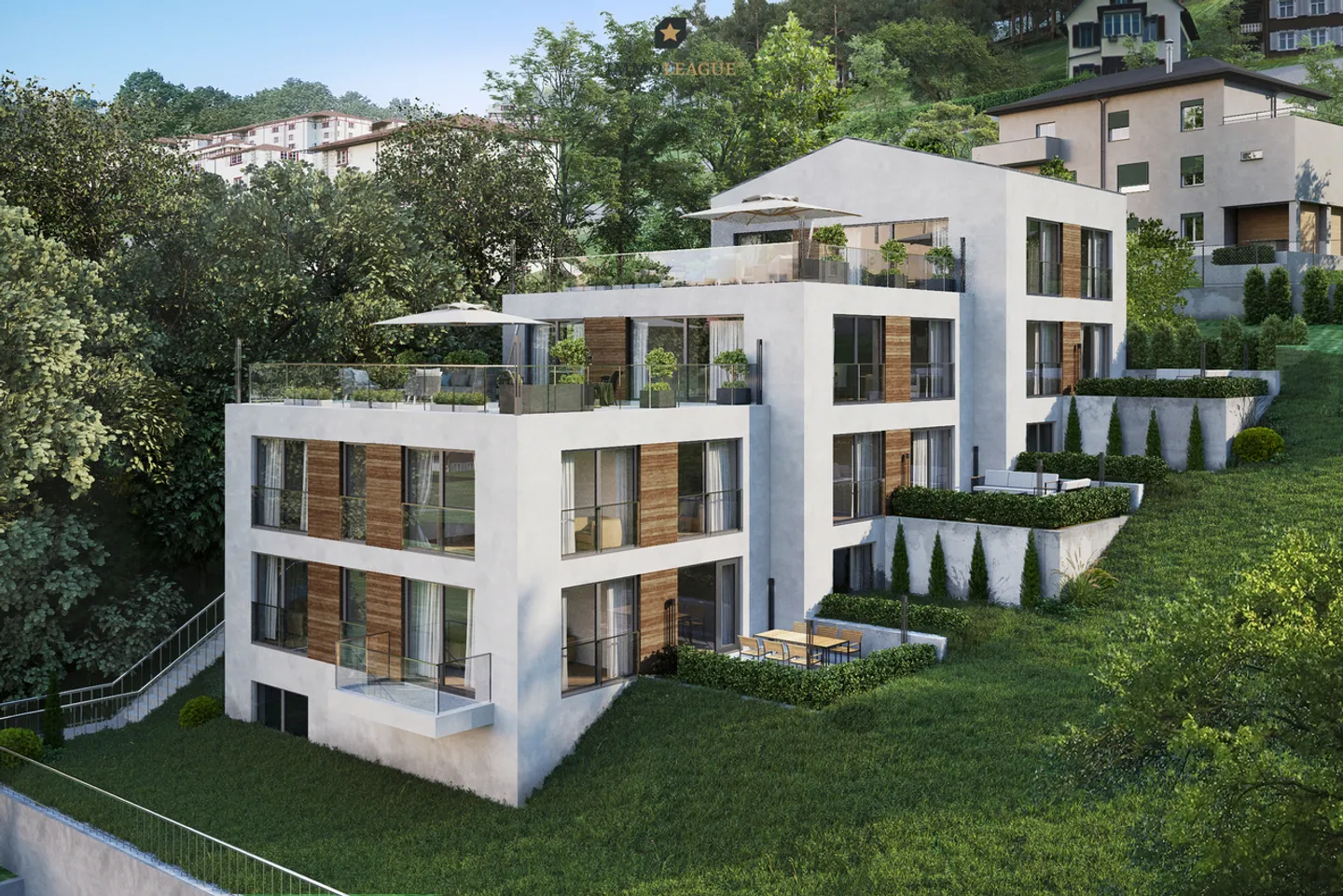 Sunny building plot with lake view. - Photo 2 of 6