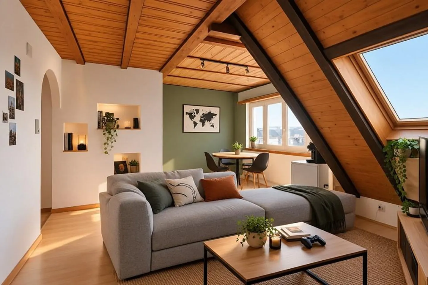 Charmante appartement sous les toits de 3 pièces au cœur du «Breitsch» - Photo 1 sur 13