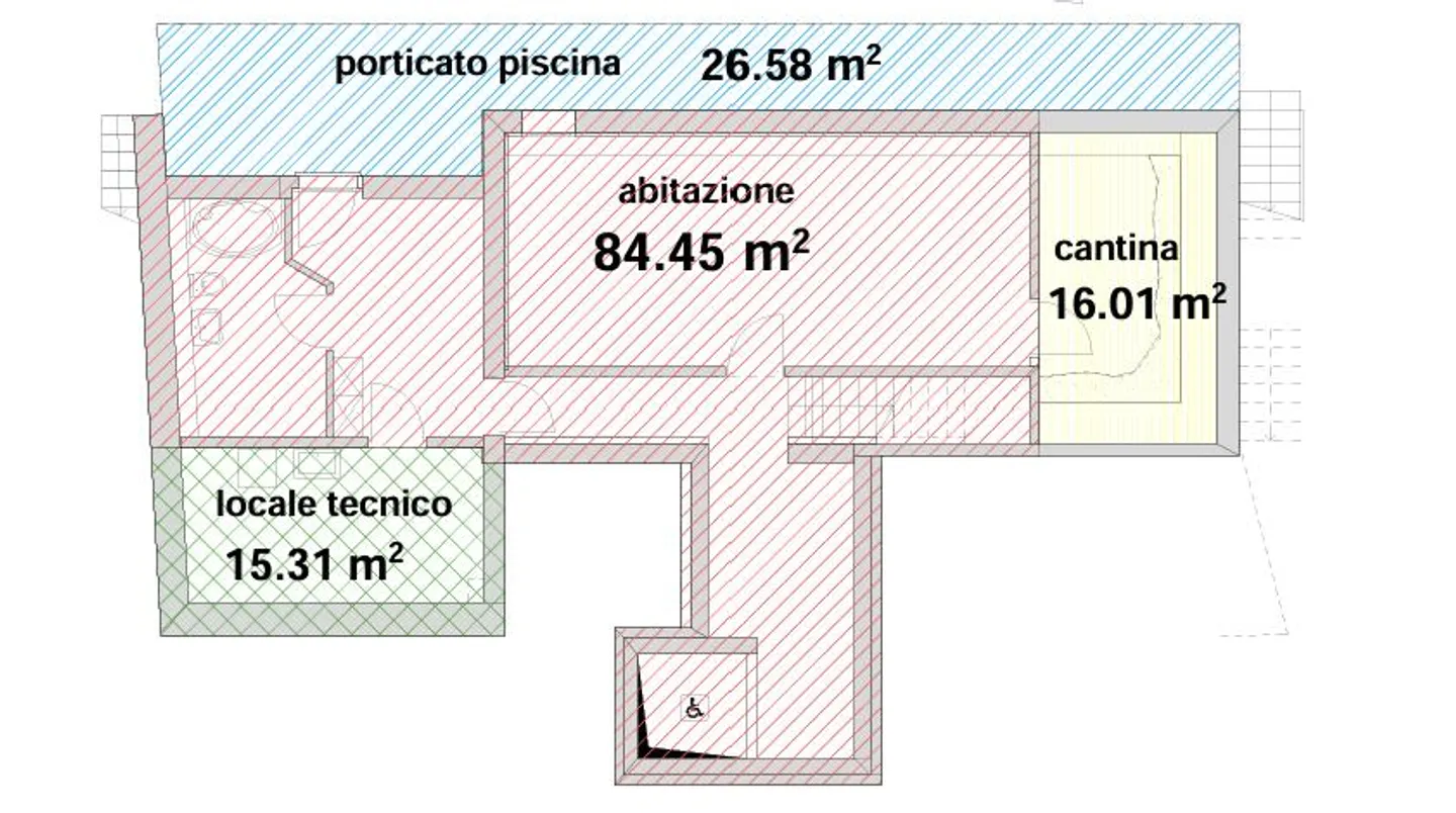 VILLA 5.5 LOCALI CON PISCINA E VISTA MOZZAFIATO A MUZZANO - Foto 12 di 12