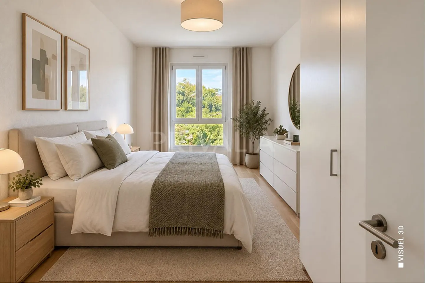 Exklusiv: Schönes renoviertes Apartment mit Balkon in Onex - Foto 3 von 5