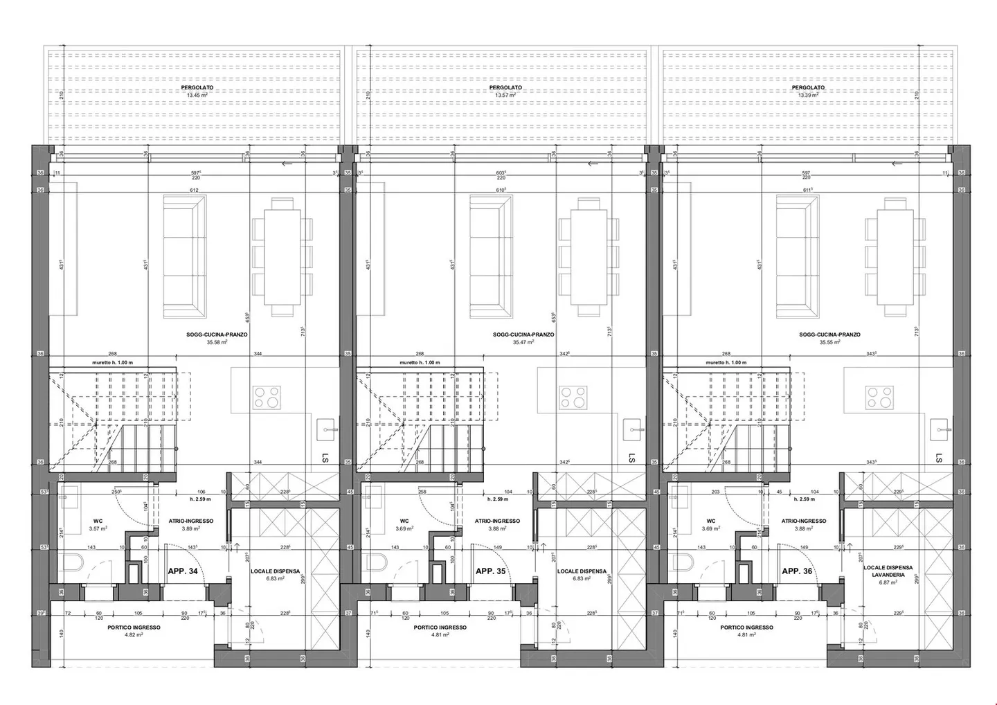 Nuova maisonette con 5 camere a Camorino - Foto 17 di 20
