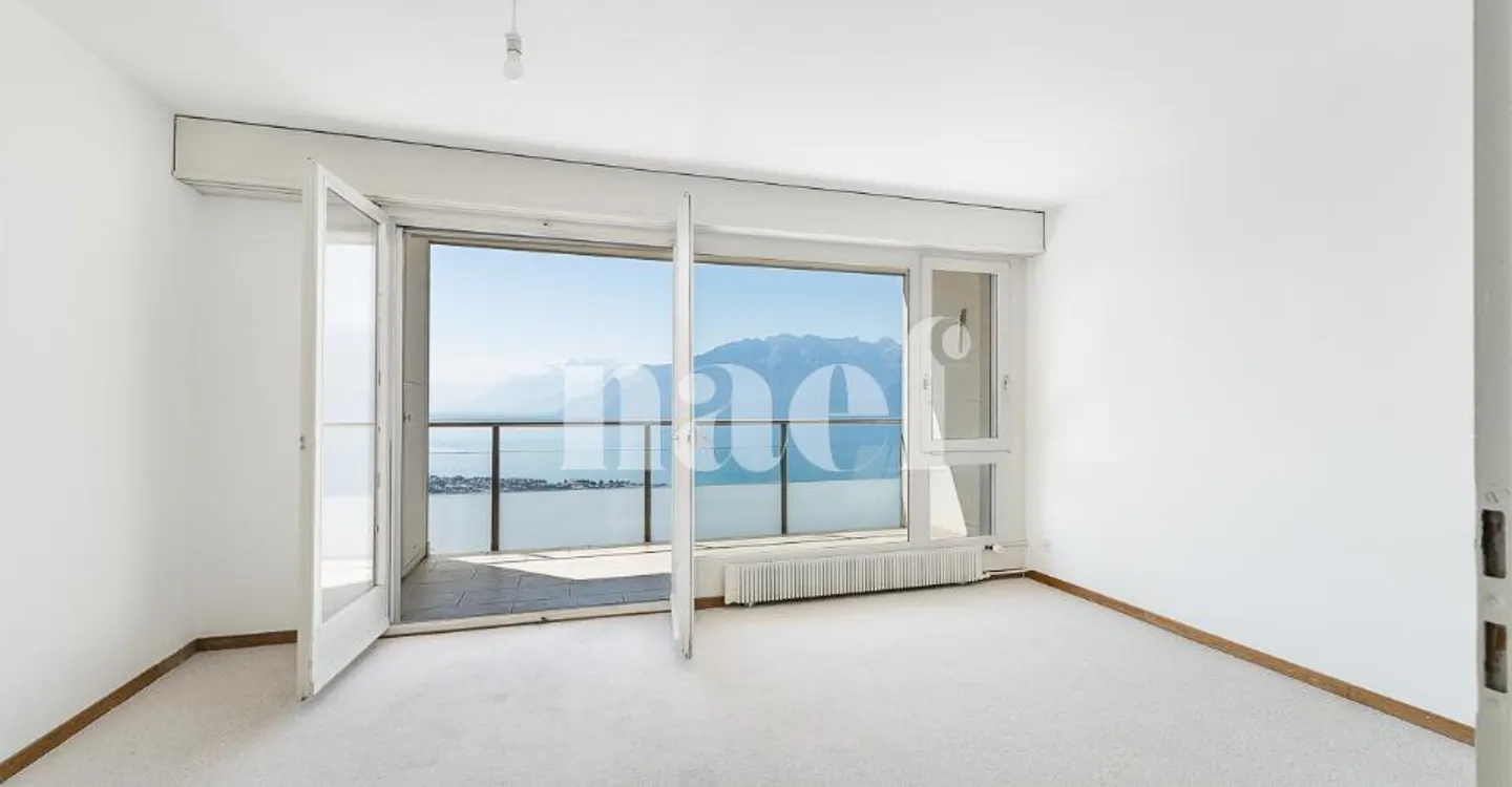 4.5-room duplex apartment with panoramic lake view for sale in Chardonne - Photo 10 of 12