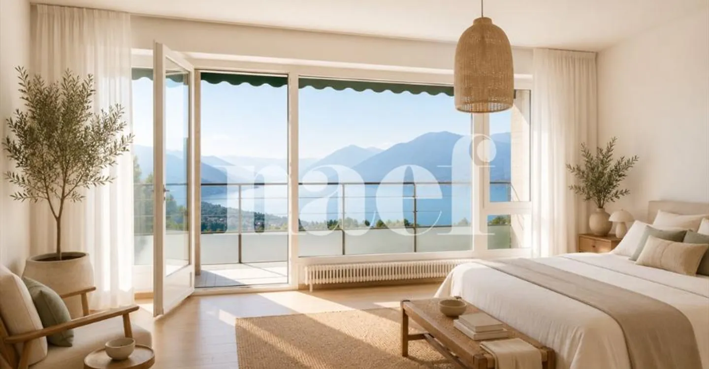 4.5-room duplex apartment with panoramic lake view for sale in Chardonne - Photo 11 of 12