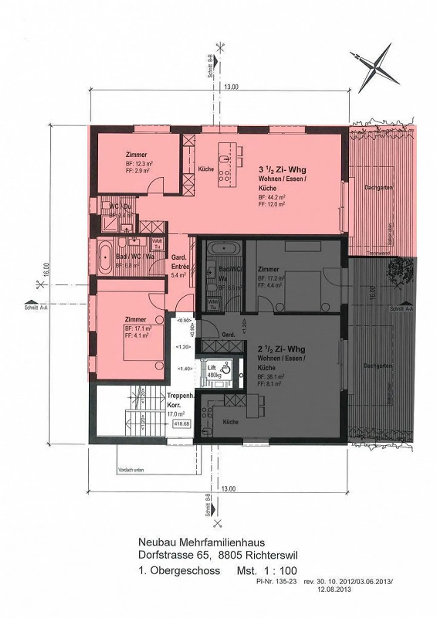Appartamento 3.5 locali con terrazza sul tetto nel centro del villaggio - Foto 9 di 9