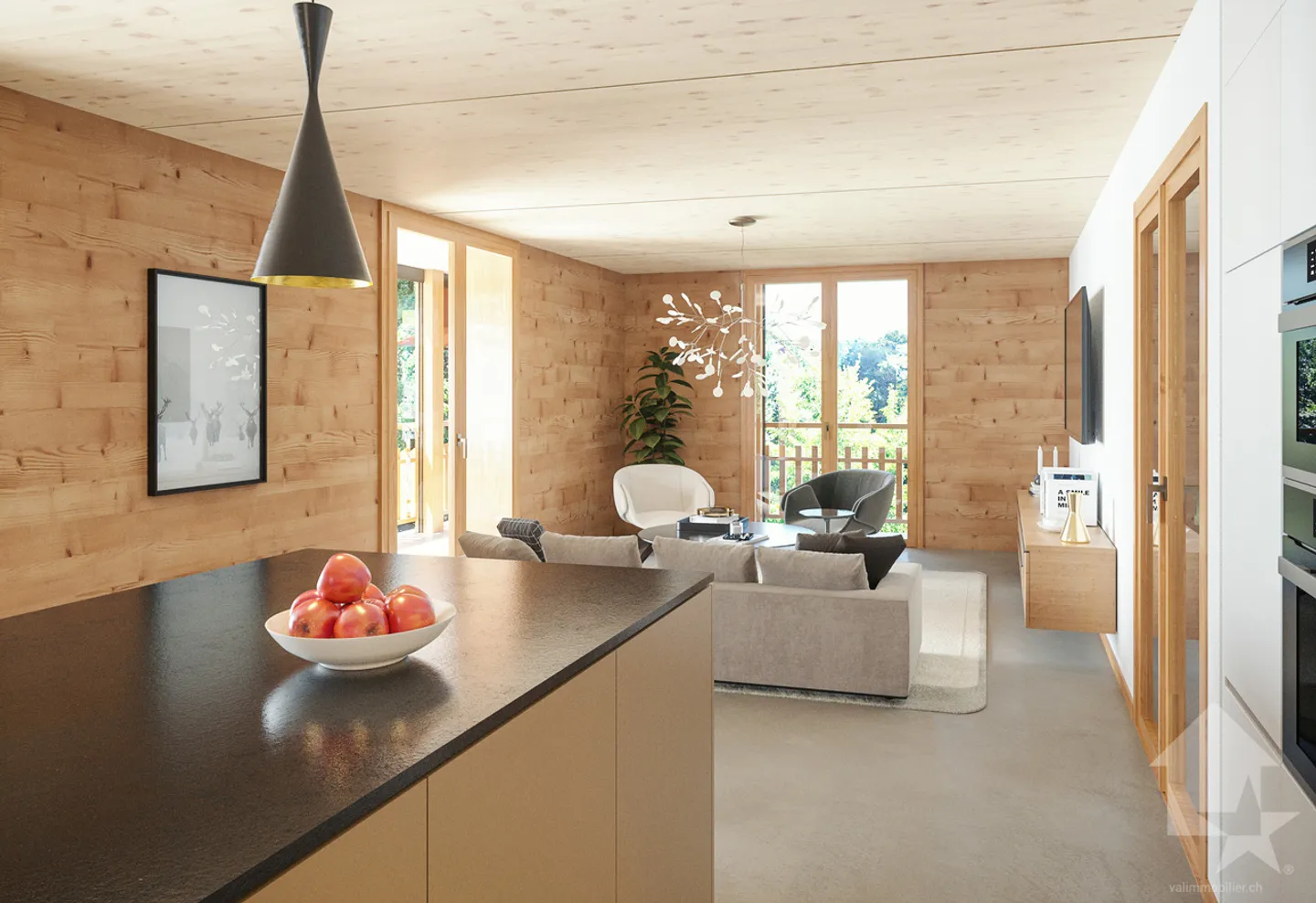 Monthey, La Kaazelle letzte 3.5 Zimmer - Foto 4 von 13