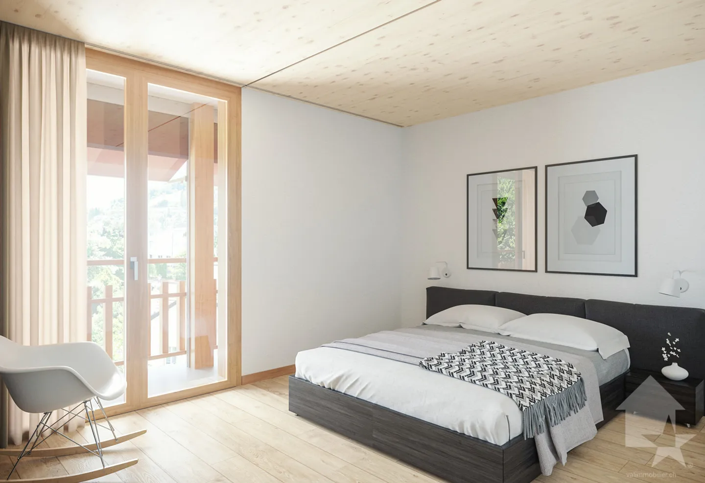 Monthey, La Kaazelle letzte 3.5 Zimmer - Foto 3 von 13