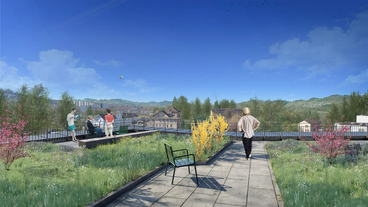 Vivre en ville, vivre au soleil – Appartement attrayant de 3½ pièces dans un emplacement de choix - Photo 2 sur 6