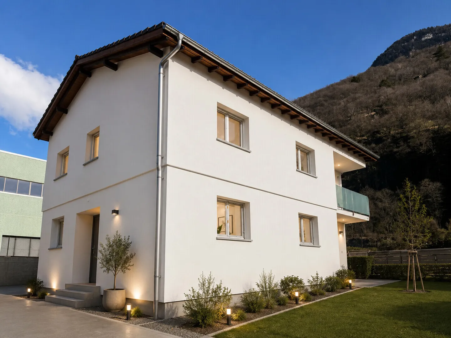 NEWLY BUILT SEMI-DETACHED VILLA WITH TWO APARTMENTS - Photo 1 of 13
