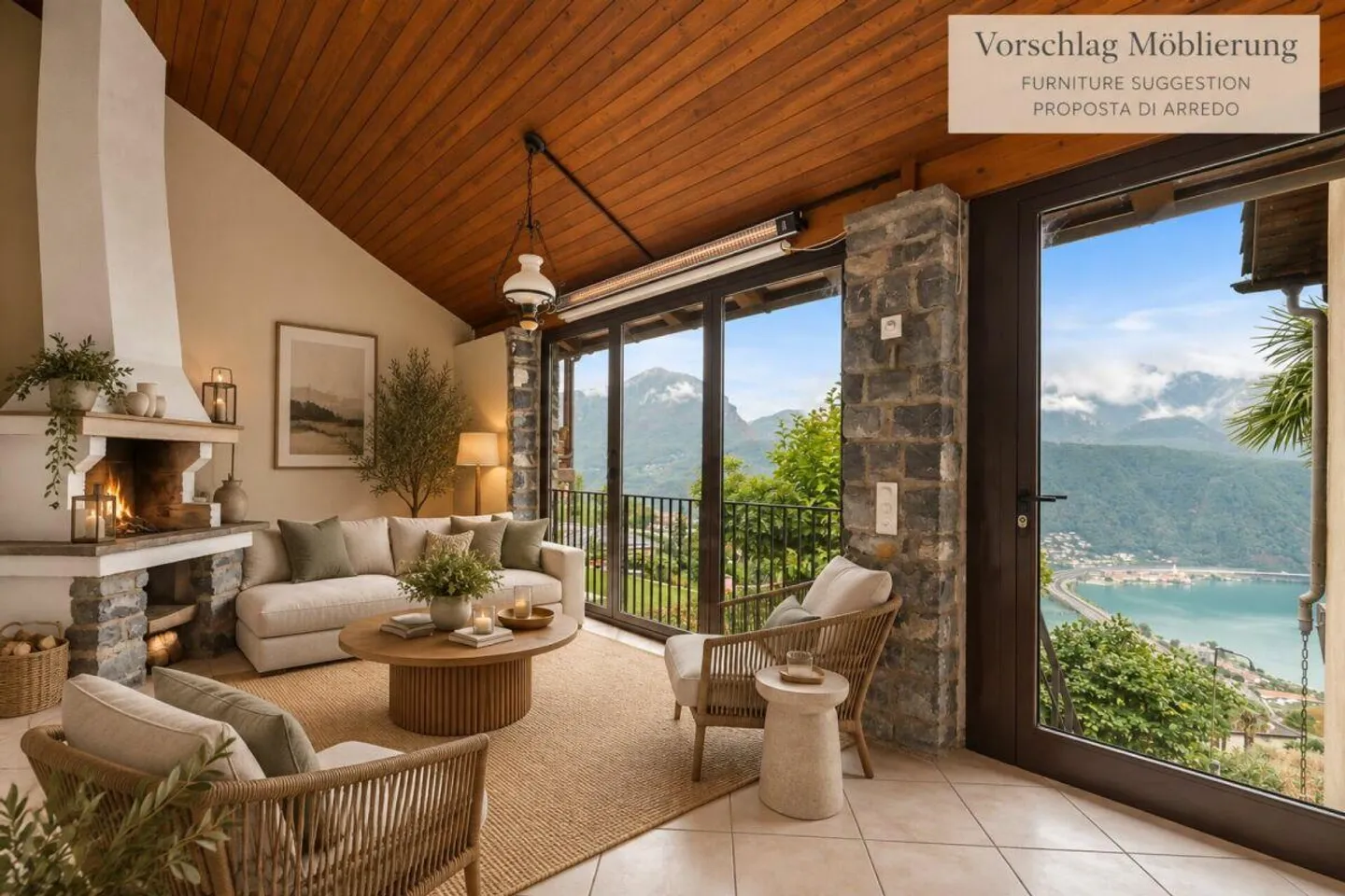 Tra natura e vista lago - casa affascinante a Carona con un extra speciale - Foto 15 di 17