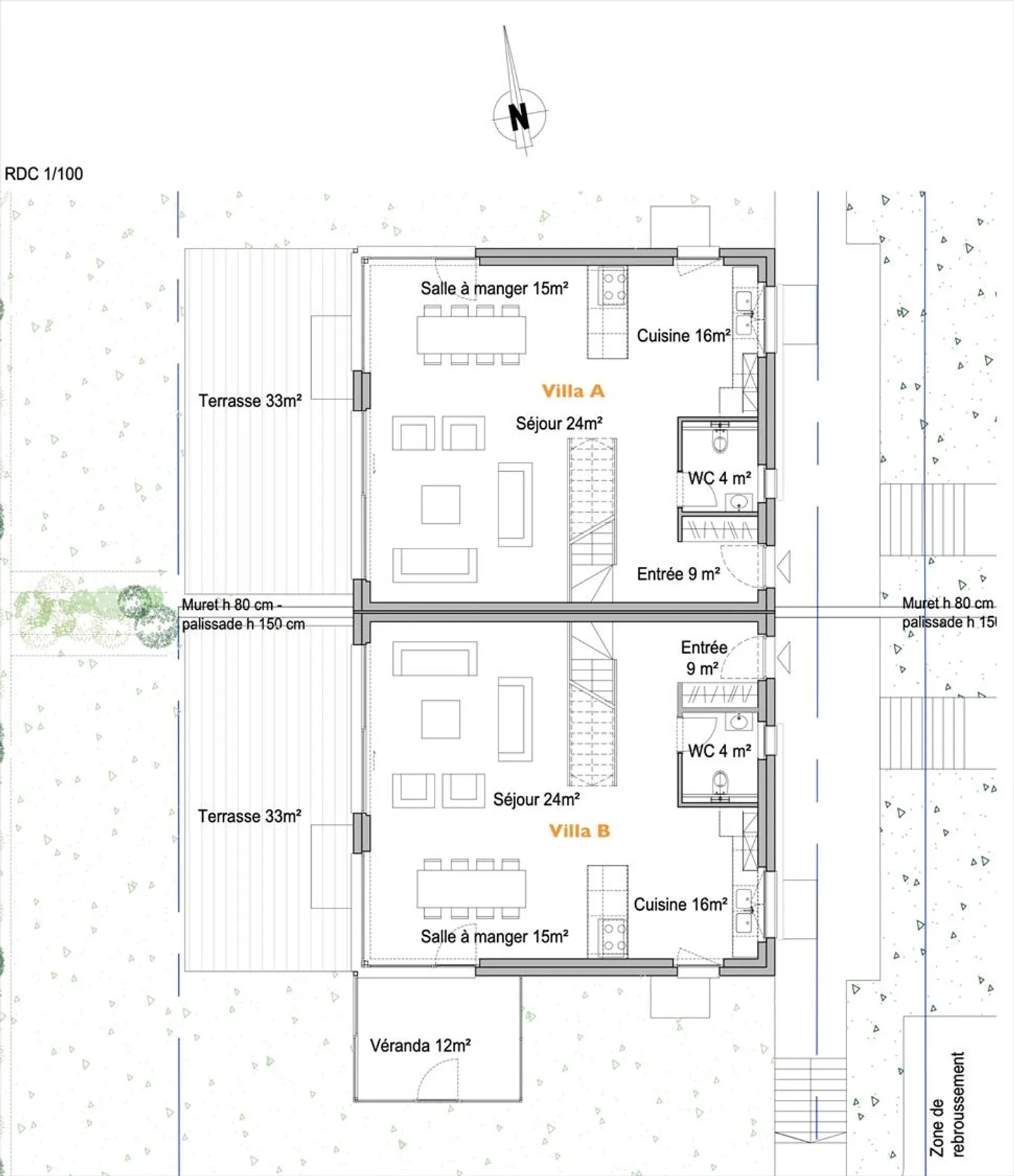 Magnificent 5.5 room semi-detached villa in Le Mont-sur-Lausanne (Lot A) - Photo 6 of 9