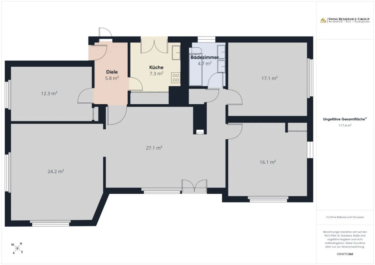 Villa de 5.5 pièces à Mettlen - Photo 12 sur 13