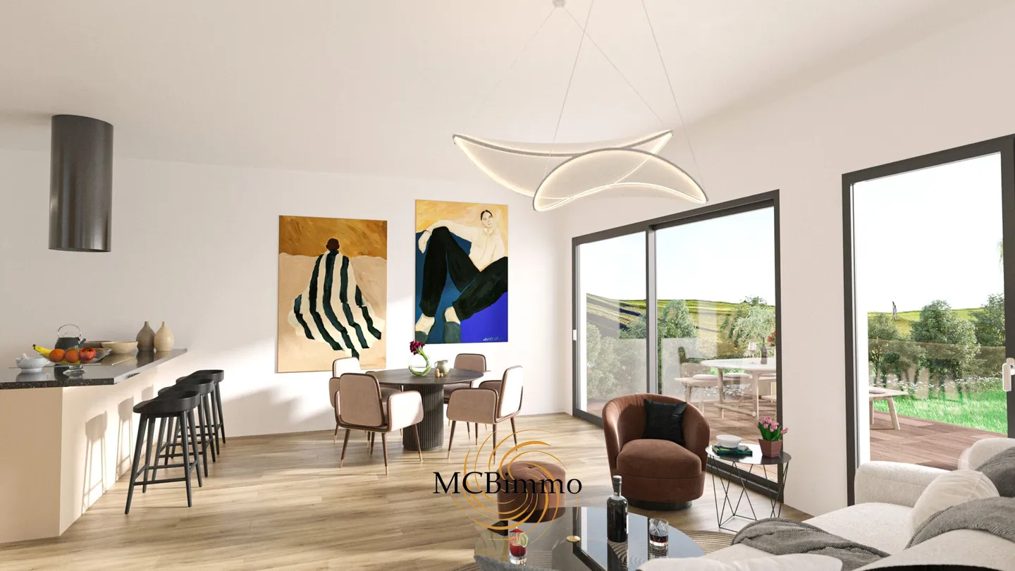 Neues 3,5-Zimmer-Apartment mit 131 m2 Terrasse - Foto 5 von 11