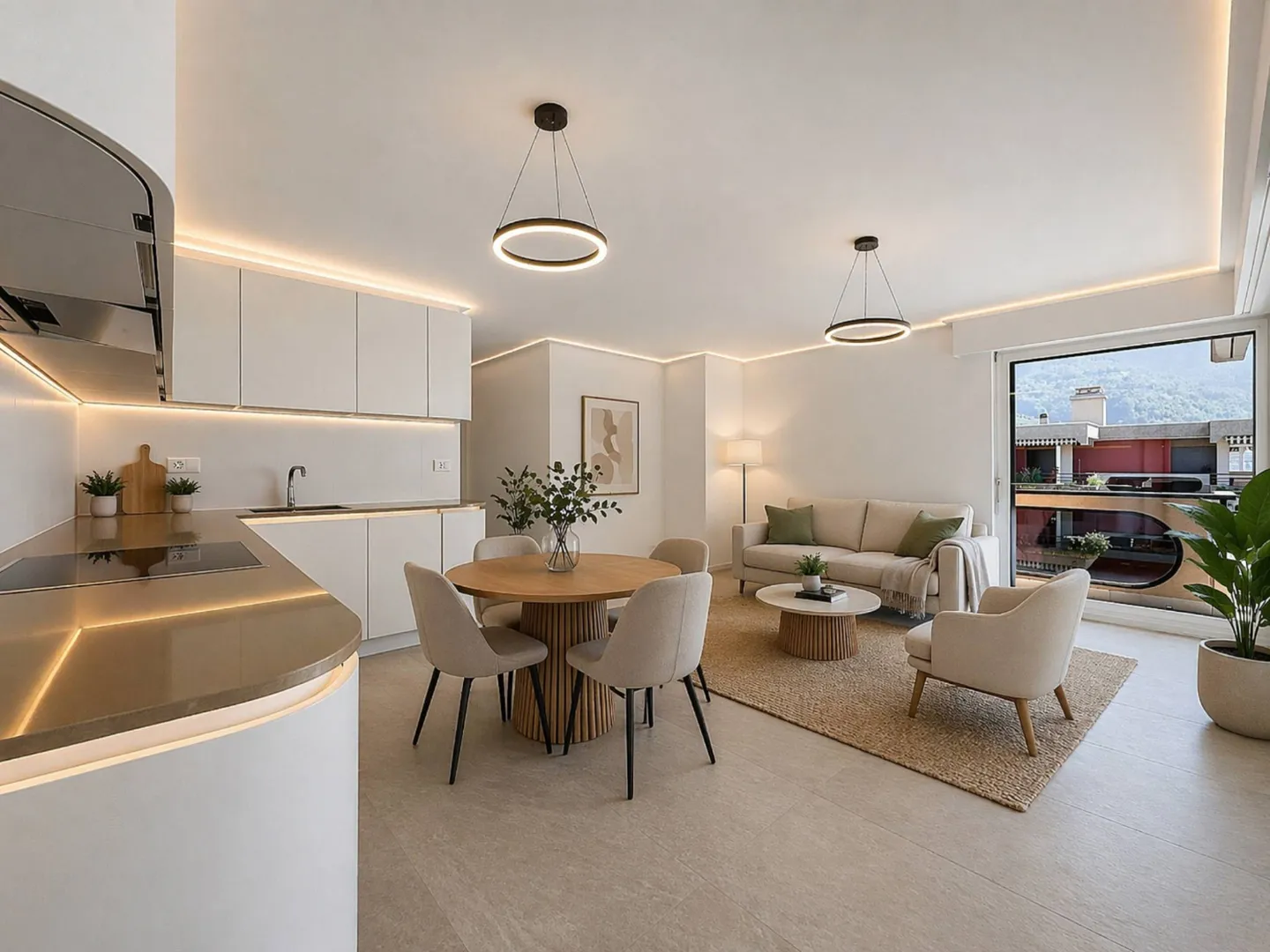 Attico con 2,5 stanze, terrazza e vista panoramica - Foto 3 di 10