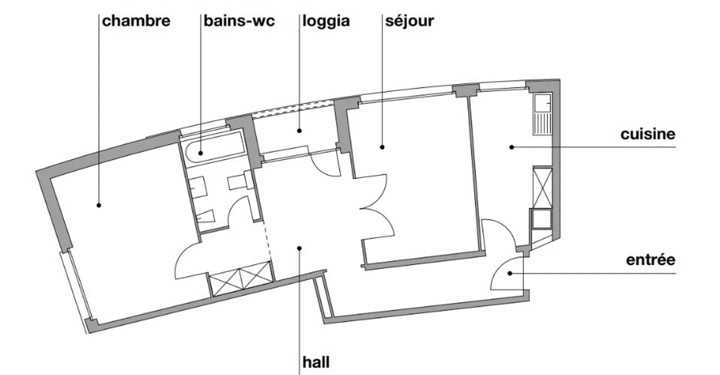 Pretty 2.5-room apartment in the heart of Lausanne - Photo 7 of 7