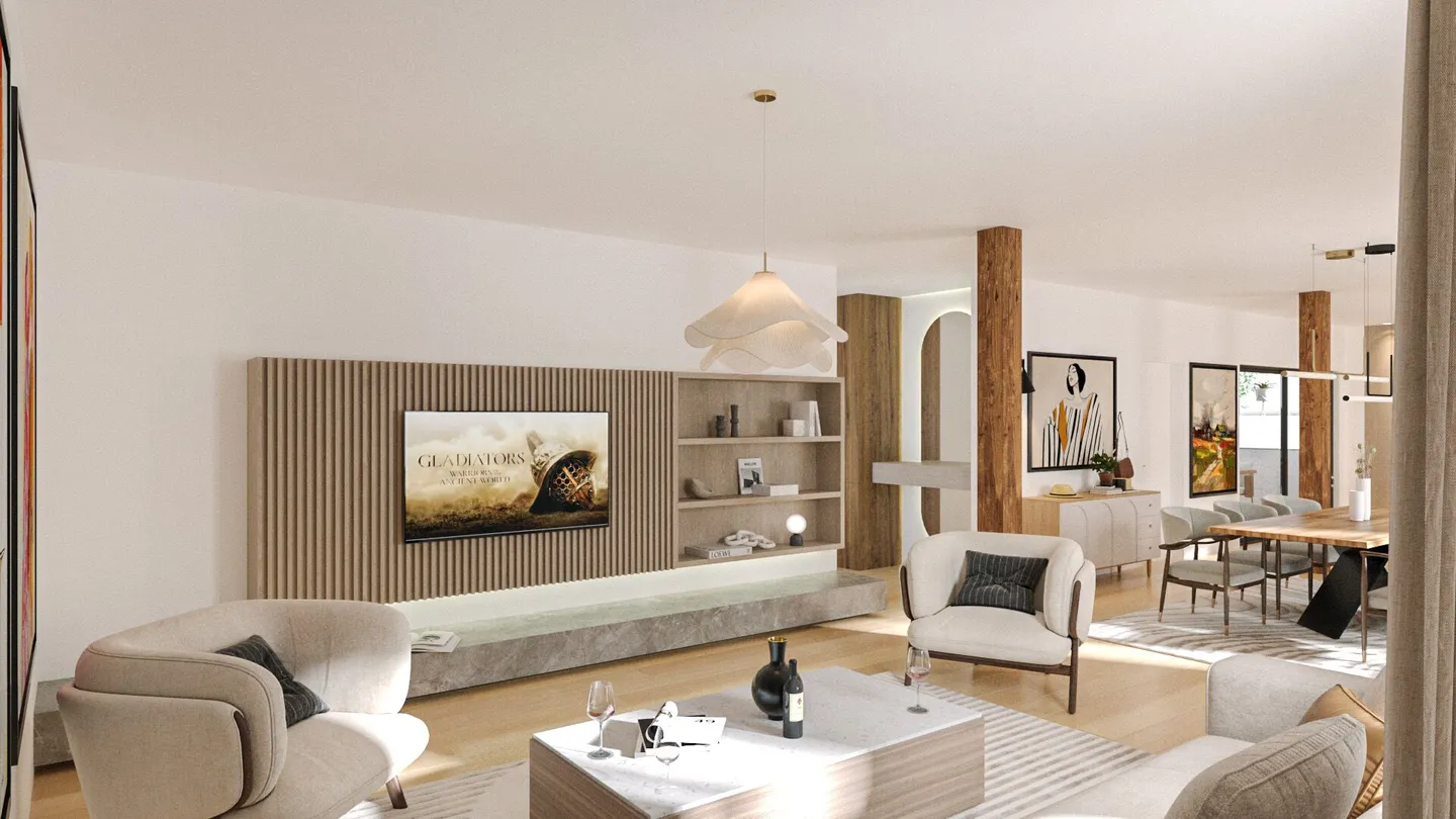 Sublimes neues Appartement in Morens - Foto 2 von 11