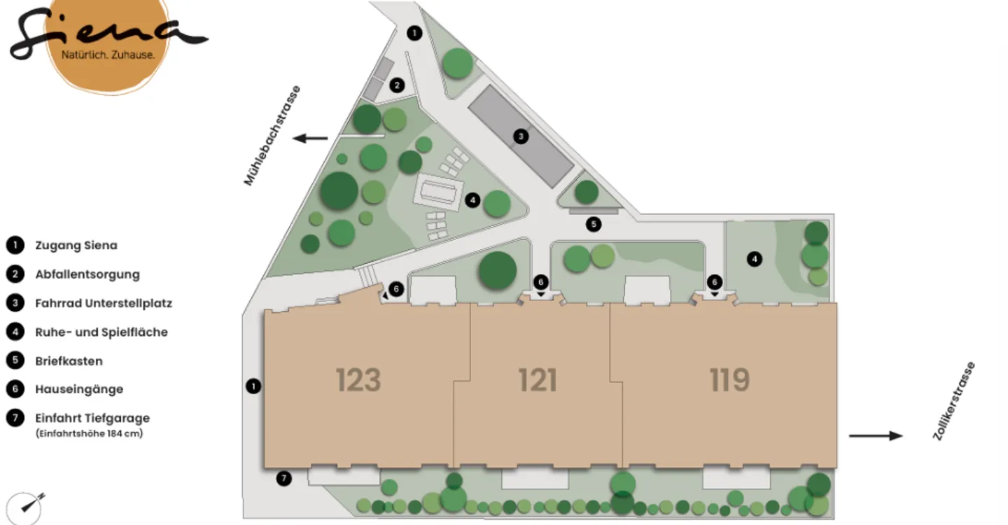 Appartamento 3.5 locali con giardino a Seefeld / nuova costruzione / Zurigo - Foto 9 di 9