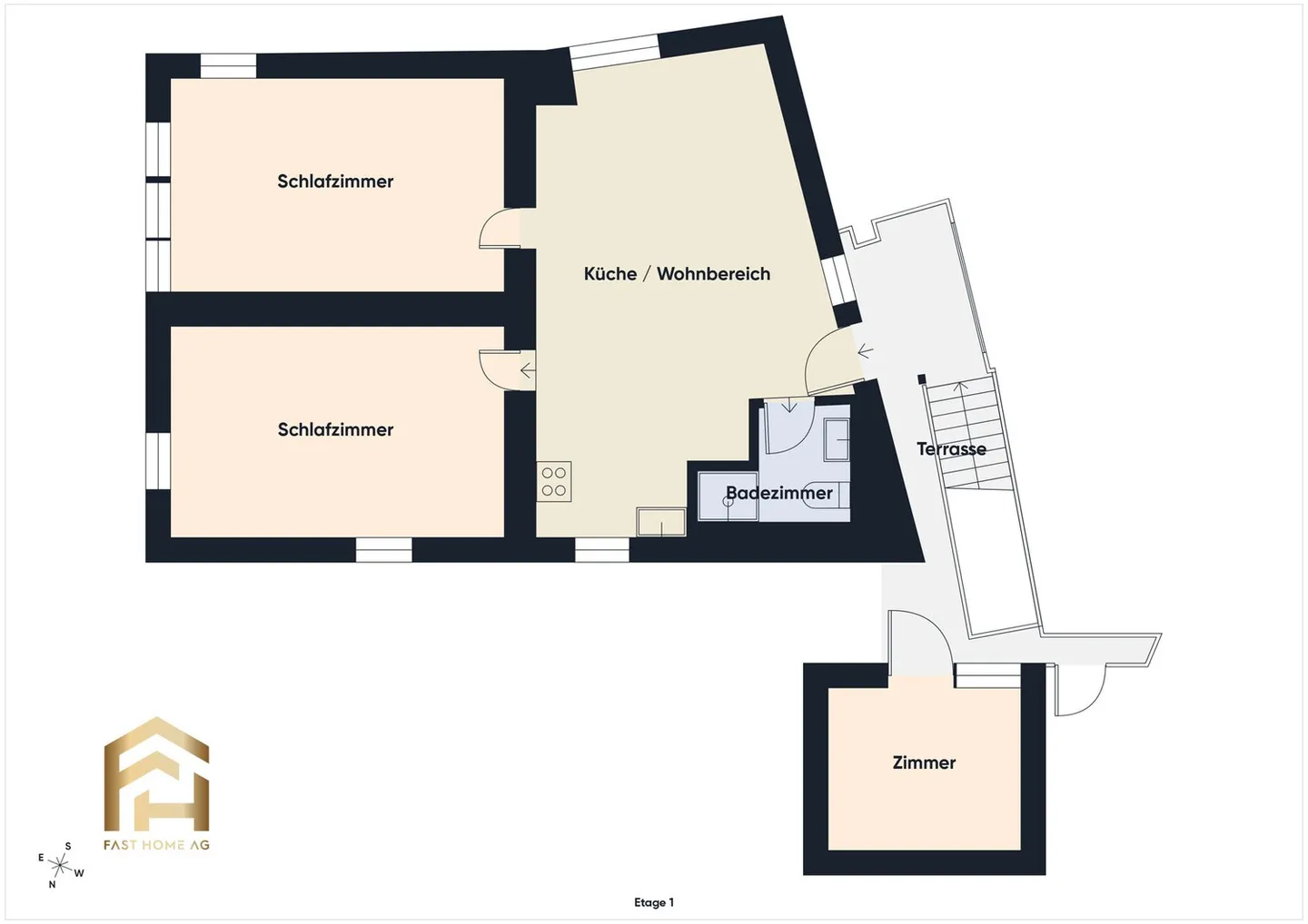 Comprehensively renovated Valais house with two separate living units - Photo 13 of 13