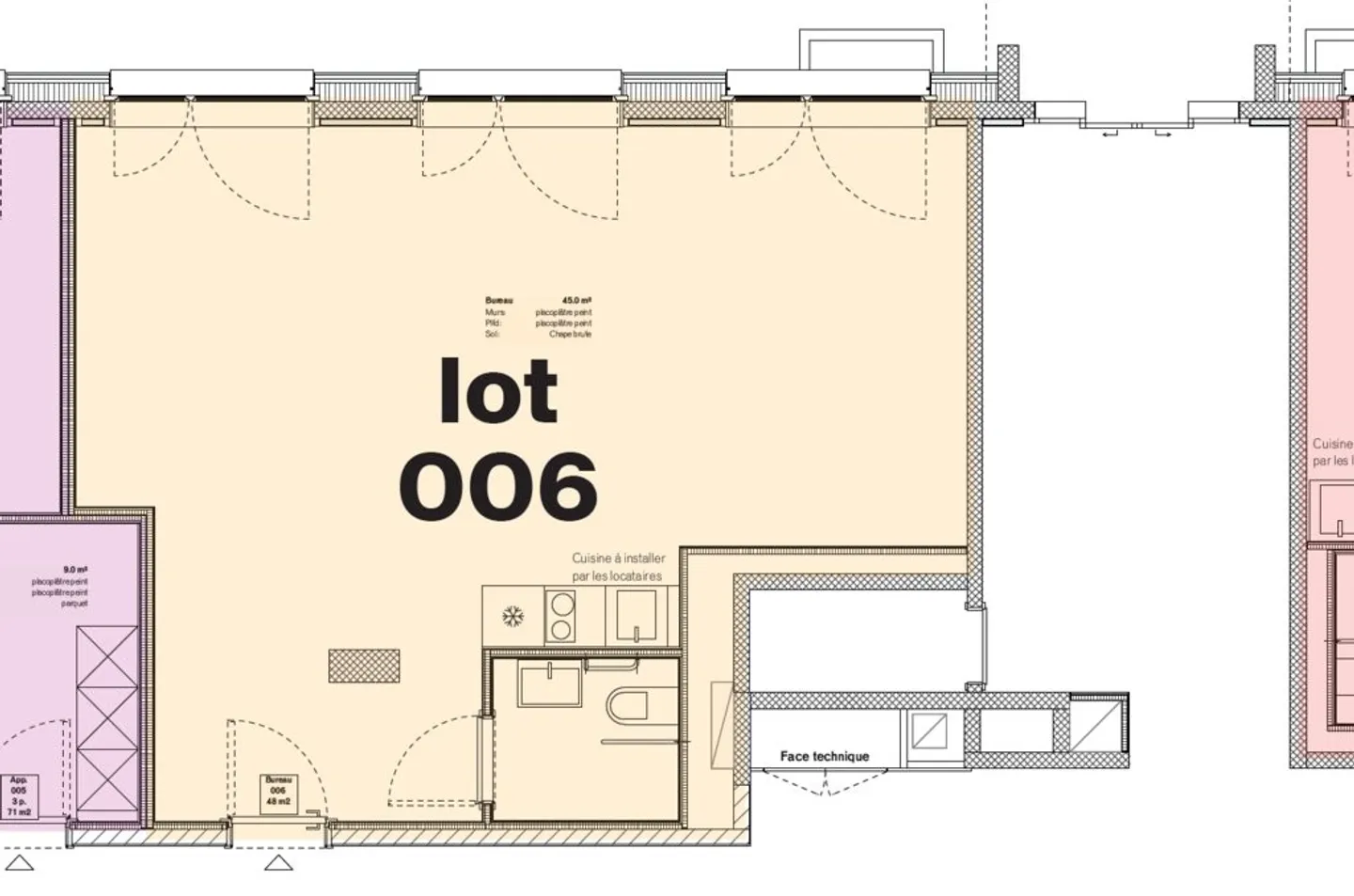 48m2 Büro zur Miete im Herzen von Lausanne - Foto 3 von 4
