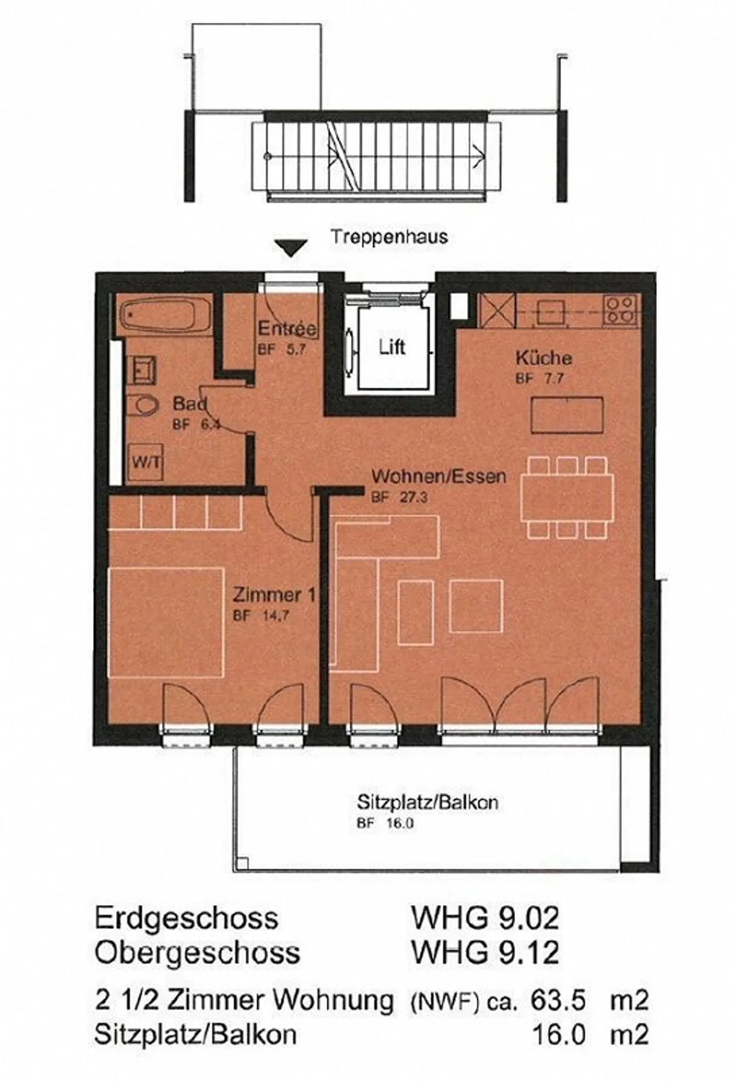 Moderne Wohnung in ruhiger Lage - Foto 7 von 7