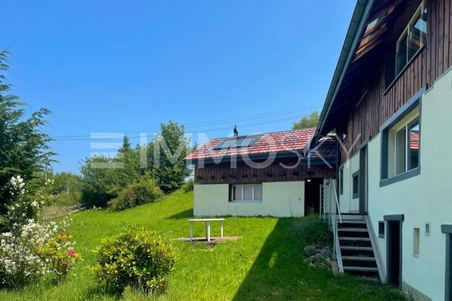Schönes, vollständig renoviertes Bauernhaus 20 Minuten von Lausanne entfernt - Foto 9 von 10