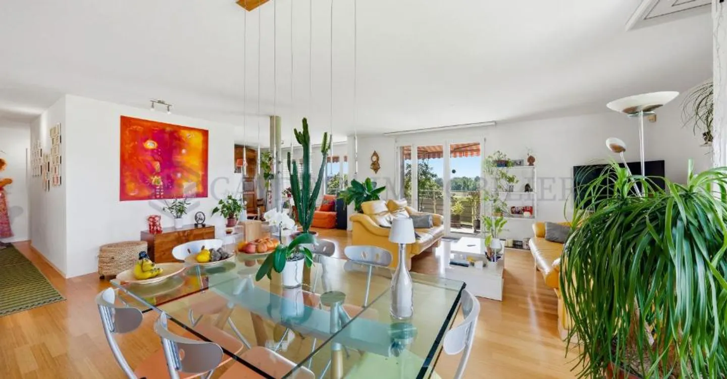 Magnificent 5.5-room apartment with panoramic view of the Alps - Photo 3 of 12