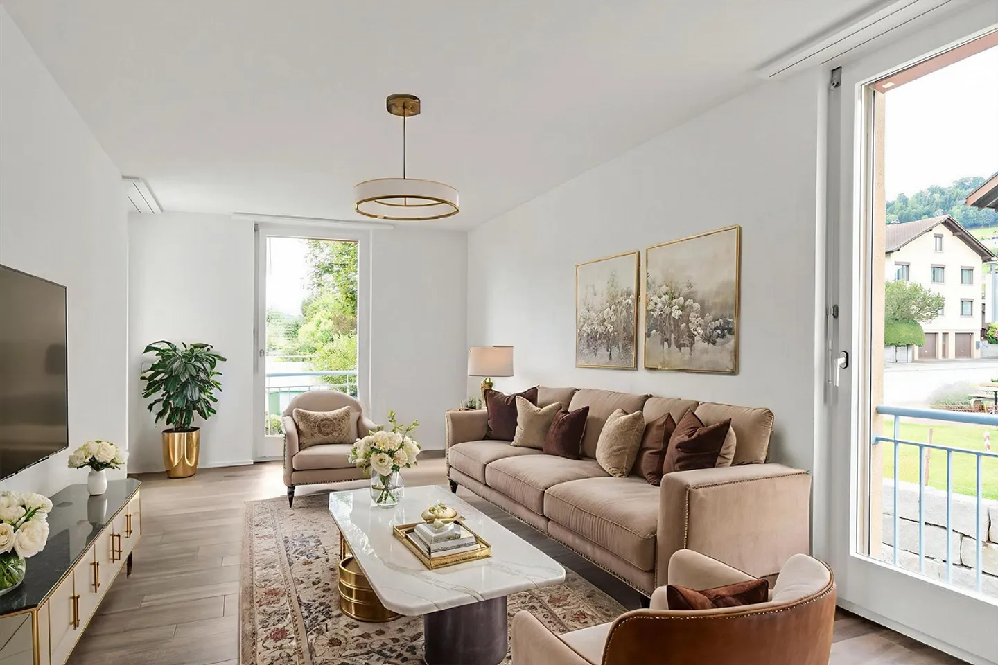 Appartement 3.5 pièces avec balcon - Photo 1 sur 8