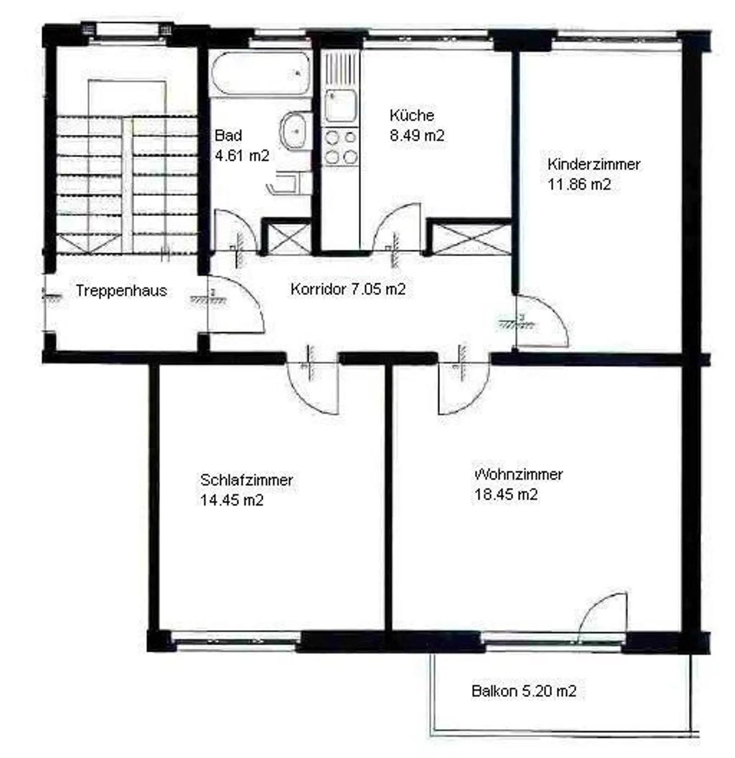 Charmante Wohnung mit Bergblick - Foto 9 von 10