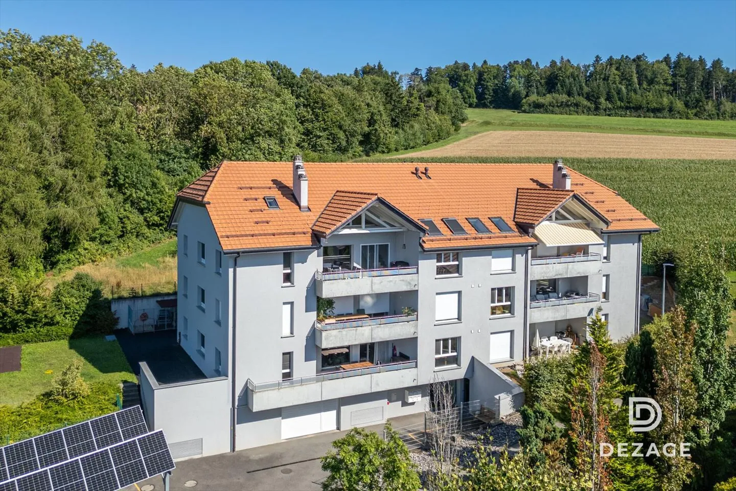 Large Family Apartment with Garden, 5 Minutes from Romont - Photo 13 of 13