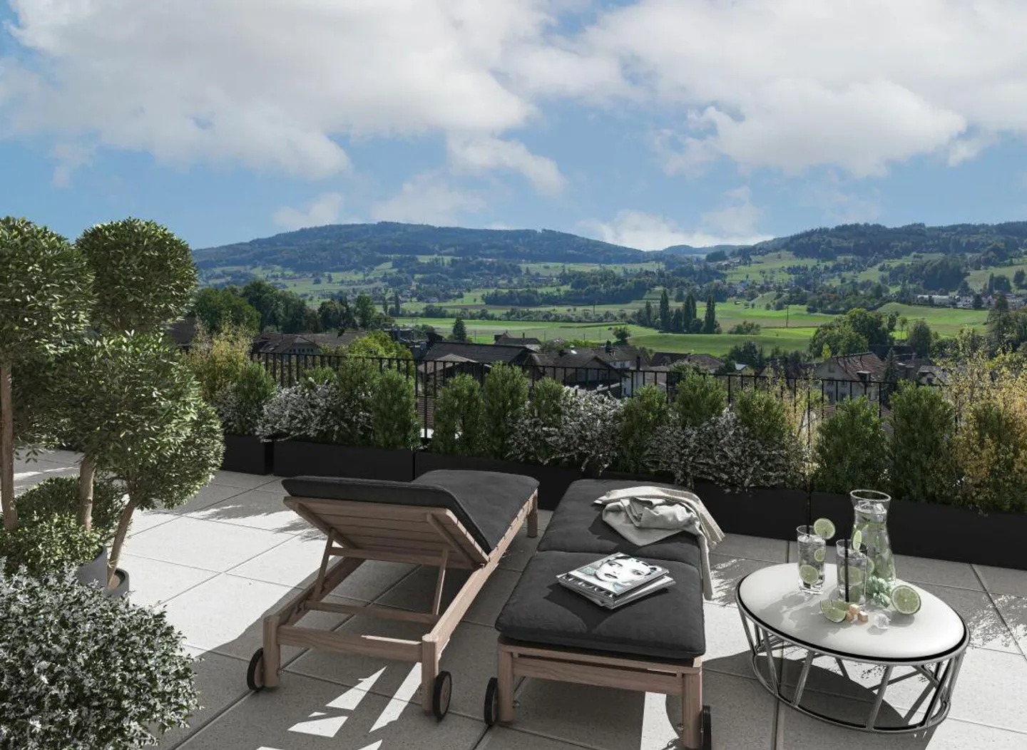 WG4 | 4.5-Zimmer-Terrassenwohnung an sonniger, zentraler Lage - Foto 1 von 7