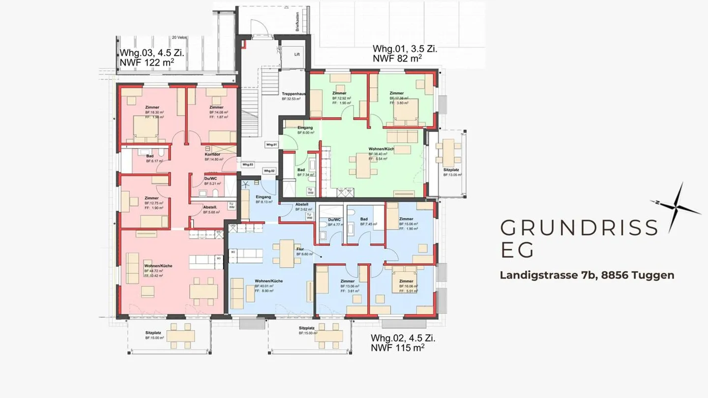 Première location - Appartements neufs exclusifs de 3,5 pièces dans le beau Tuggen SZ - Photo 6 sur 13