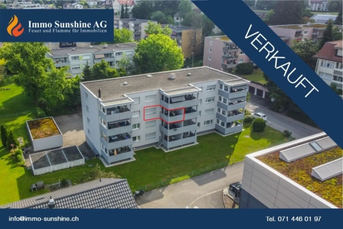 Charming 2.5-room apartment with cozy balcony - Photo 1 of 10