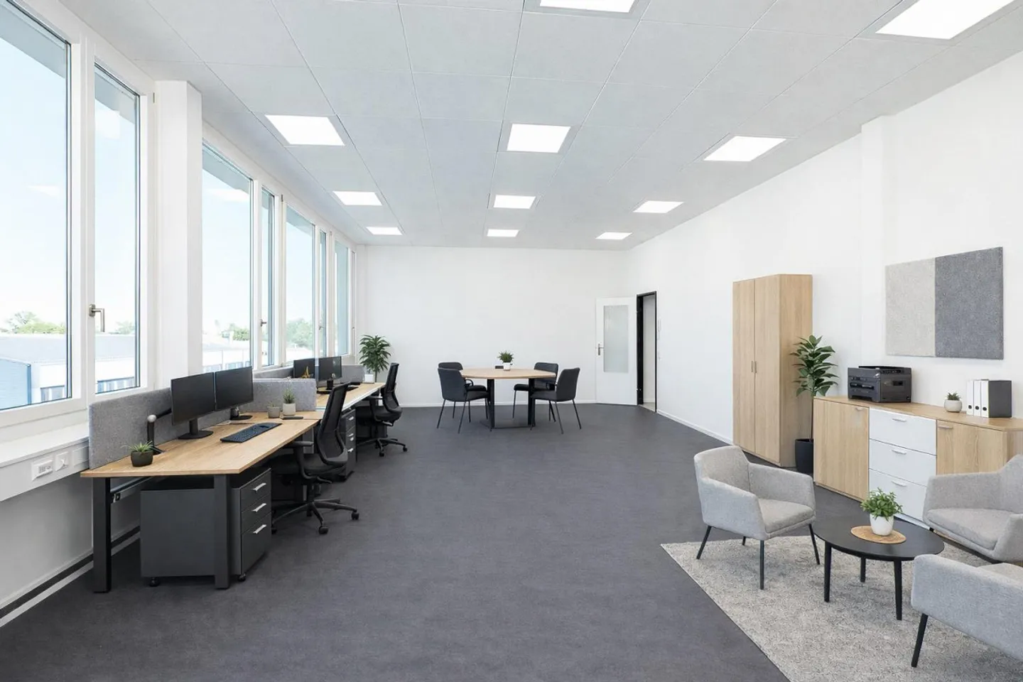 Modern, bright office space (40 m²) in a good location in Allschwil - Photo 4 of 9