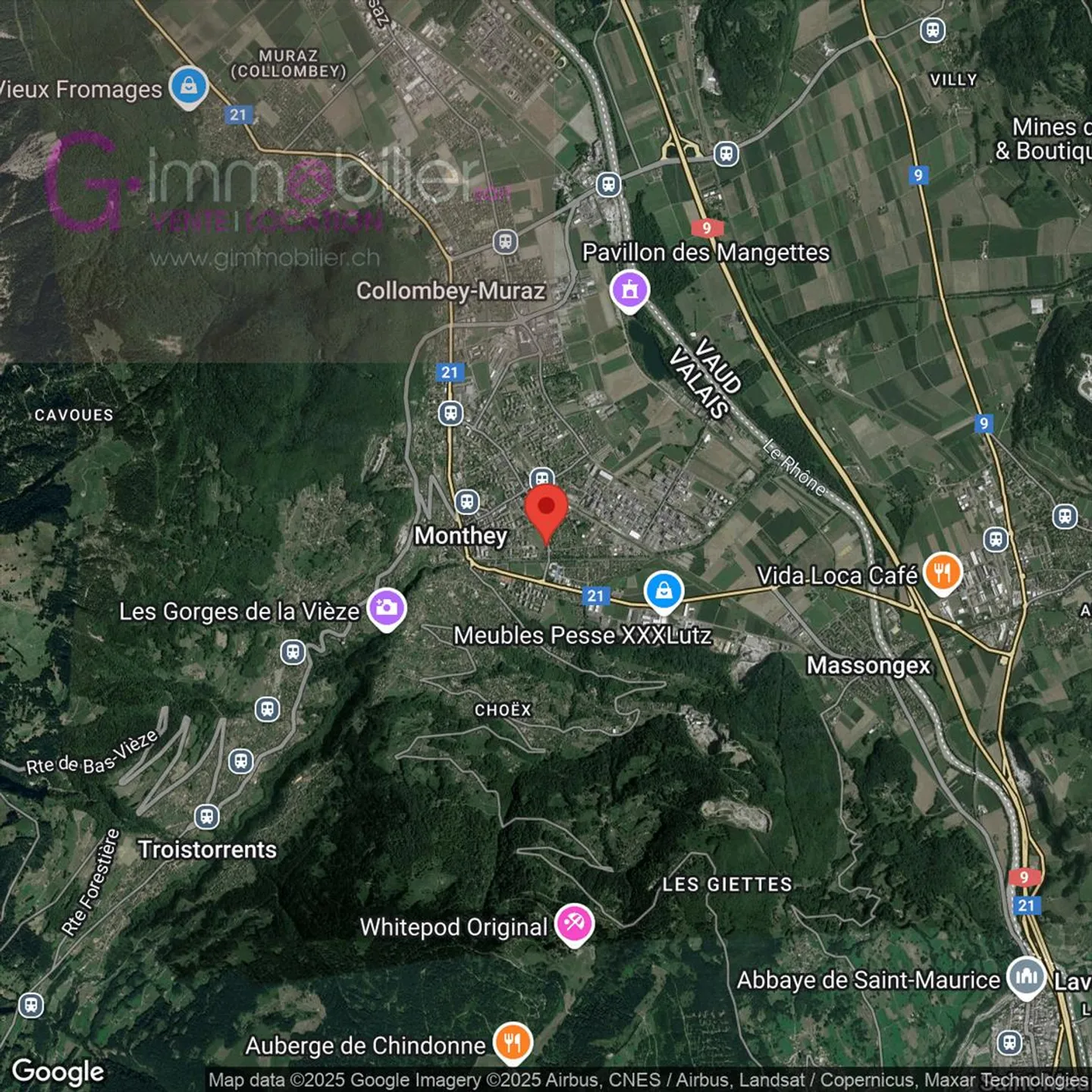 Appartamento luminoso di 3,5 stanze con 107m2 al 1° piano a Monthey - Foto 6 di 12