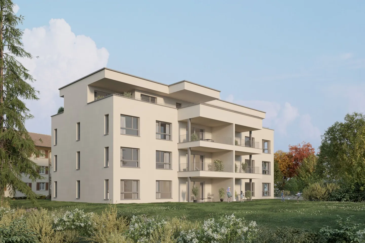 Moderno appartamento giardino in nuova costruzione in una posizione panoramica - Foto 1 di 5