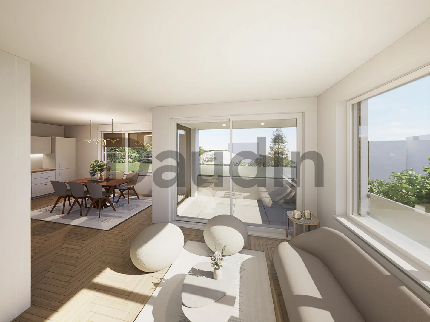 Contemporary Apartment in Lancy - Photo 3 of 3