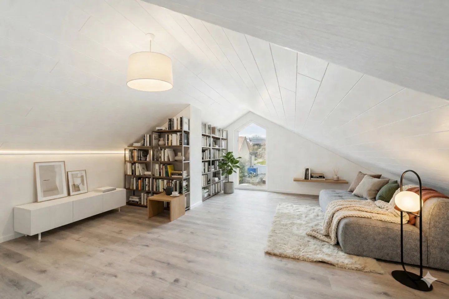 New: Light-filled penthouse with panoramic view - Photo 4 of 5