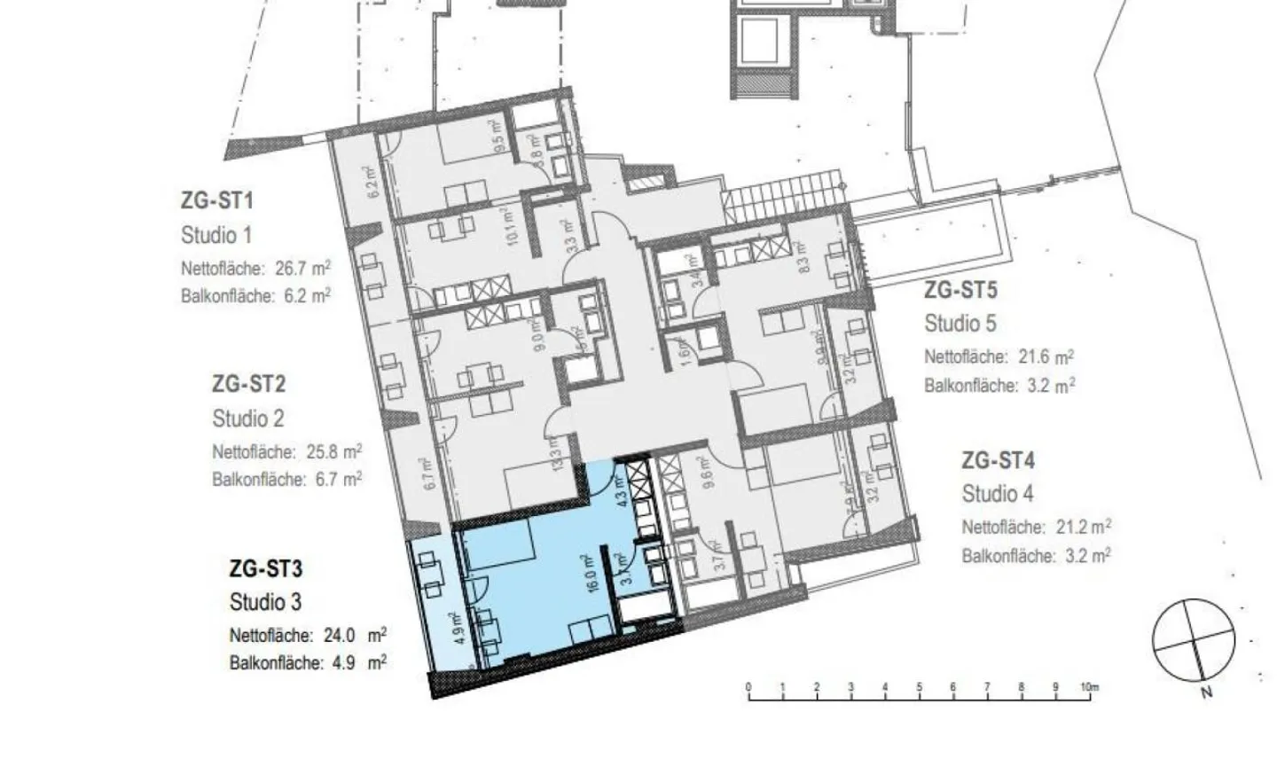 Charmantes Studio in Luzern - Foto 5 von 5