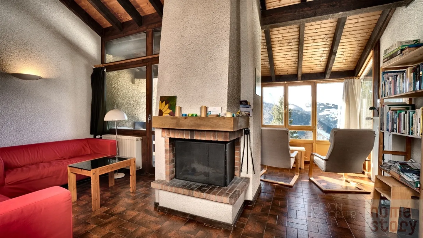 Duplex with fireplace and balcony in Gryon - Alpes des Chaux - Photo 1 of 10